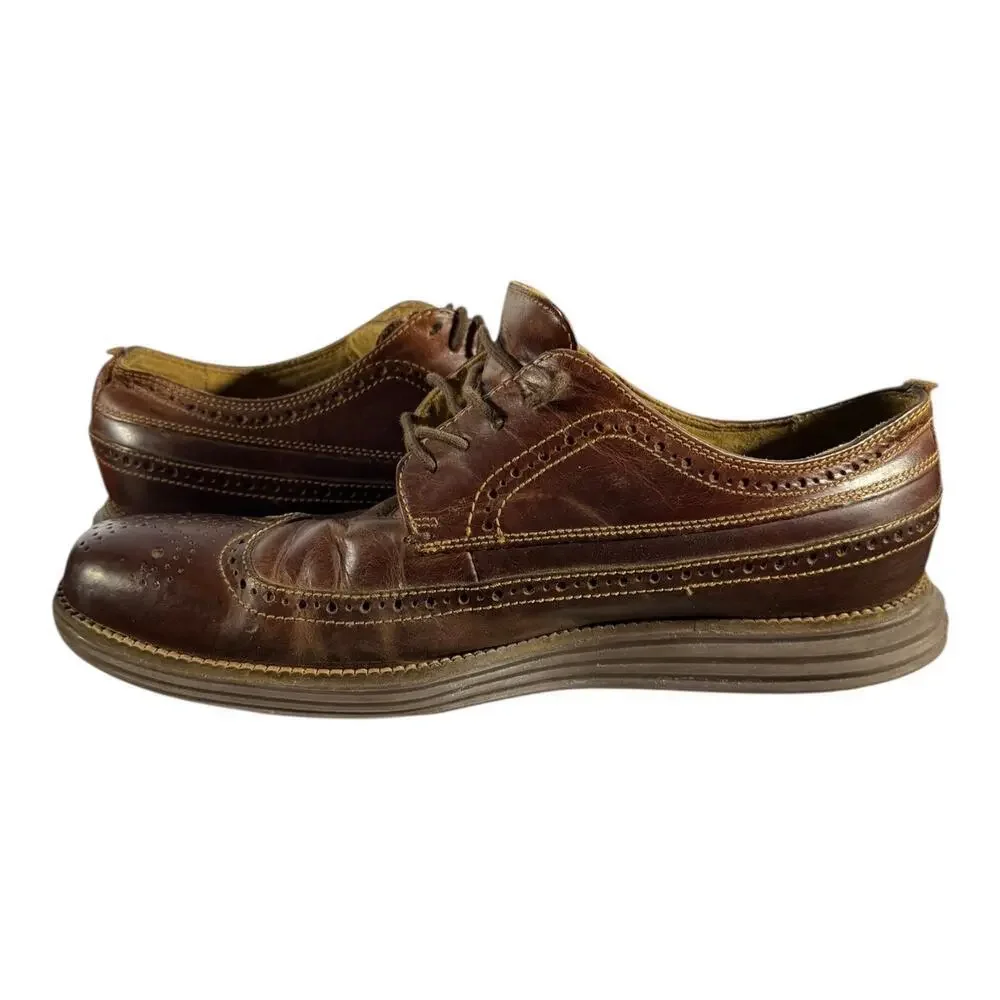 Cole Haan Original Grand LWN II Woodbury Chestnut Oxfords Size 10 M C27845
